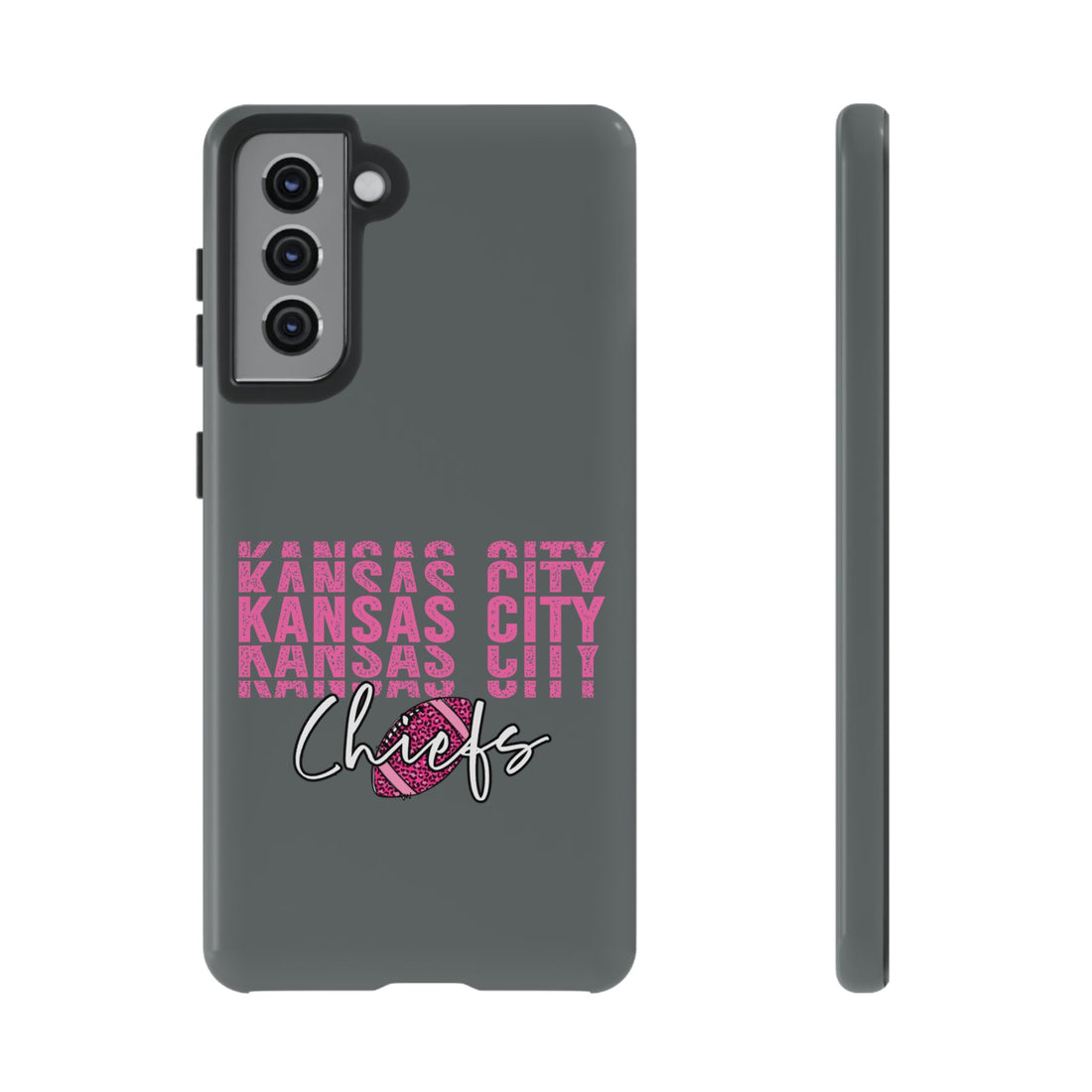KC Football Pink Tough Cases