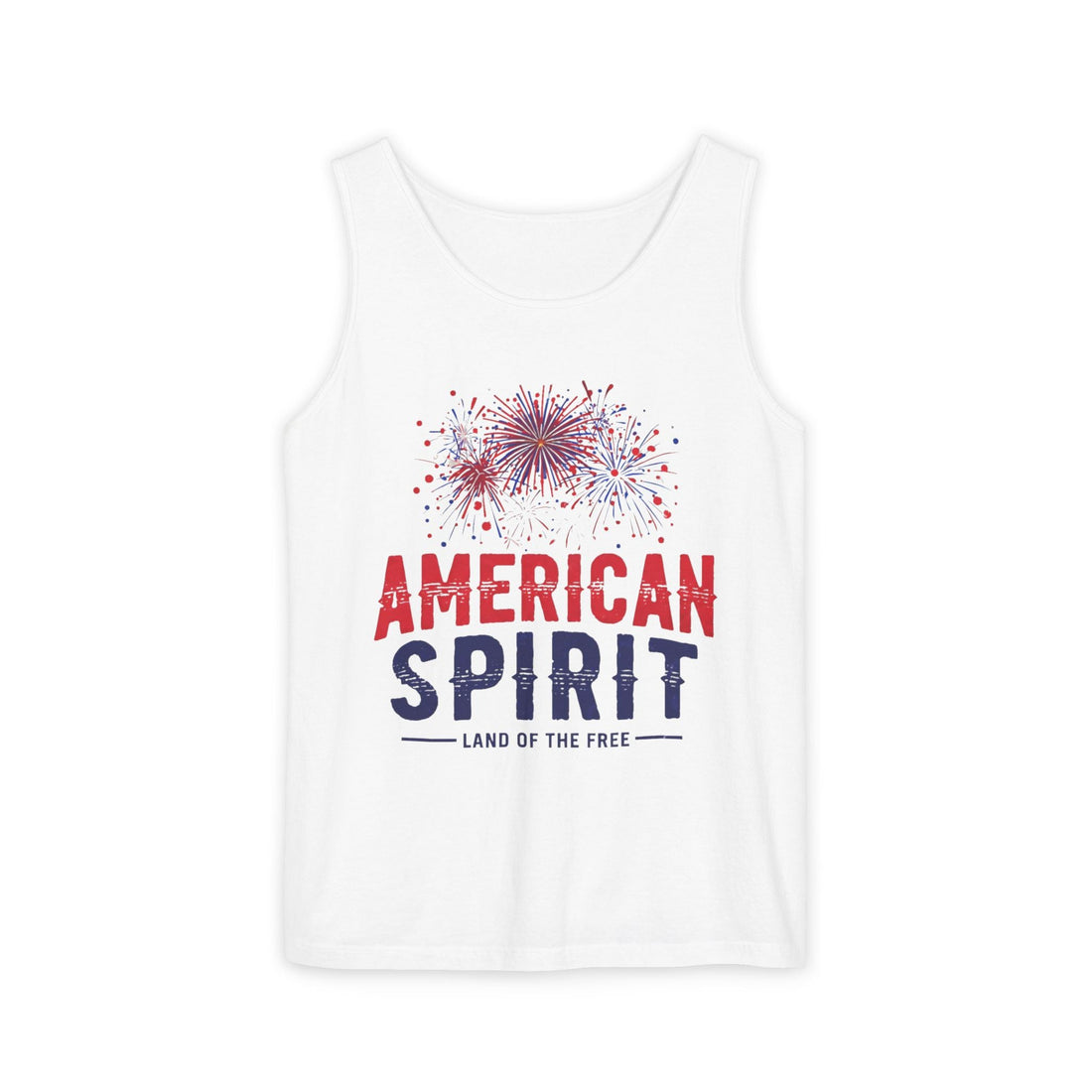 American Spirit Garment - Dyed Tank Top, Patriotic Summer Wear, Unisex Independence Day Shirt, 4th of July Outfit, Festival Apparel - Tank Top - Positively Sassy - American Spirit Garment - Dyed Tank Top, Patriotic Summer Wear, Unisex Independence Day Shirt, 4th of July Outfit, Festival Apparel