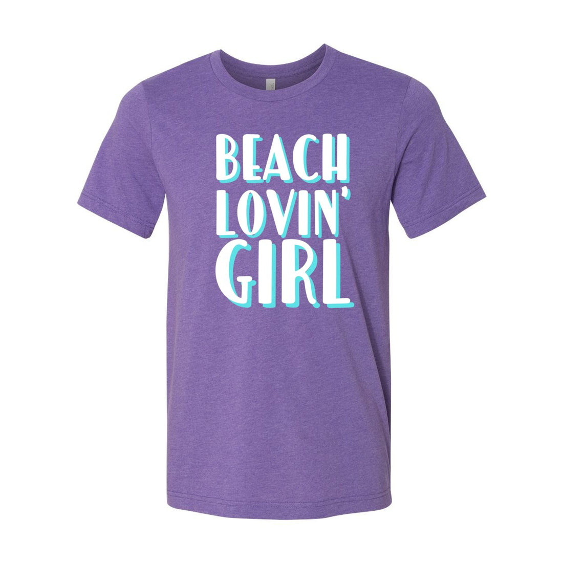 Beach Lovin' Girl Jersey Tee - T-Shirts - Positively Sassy - Beach Lovin' Girl Jersey Tee