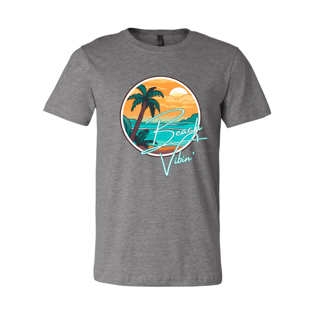 Beach Vibes Sleeve Jersey Tee - T-Shirts - Positively Sassy - Beach Vibes Sleeve Jersey Tee
