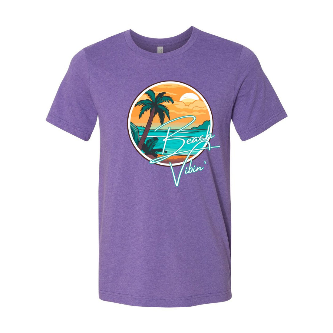 Beach Vibes Sleeve Jersey Tee - T-Shirts - Positively Sassy - Beach Vibes Sleeve Jersey Tee