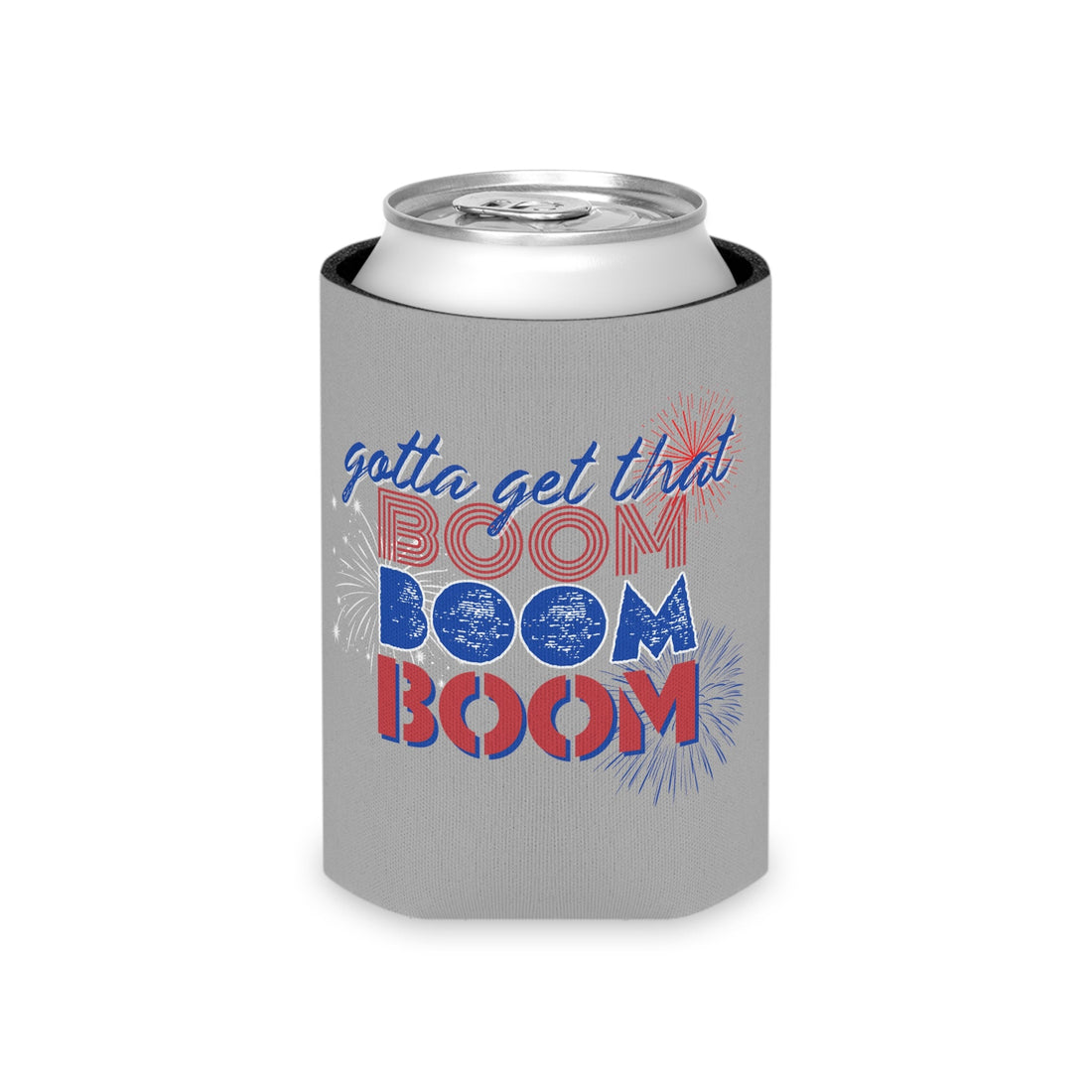 Boom Boom Boom Can Cooler Koozie - Accessories - Positively Sassy - Boom Boom Boom Can Cooler Koozie