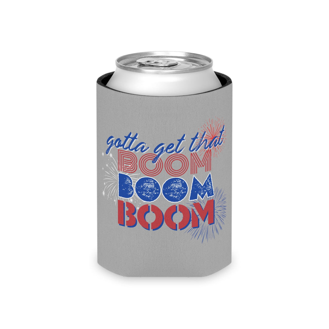 Boom Boom Boom Can Cooler Koozie - Accessories - Positively Sassy - Boom Boom Boom Can Cooler Koozie