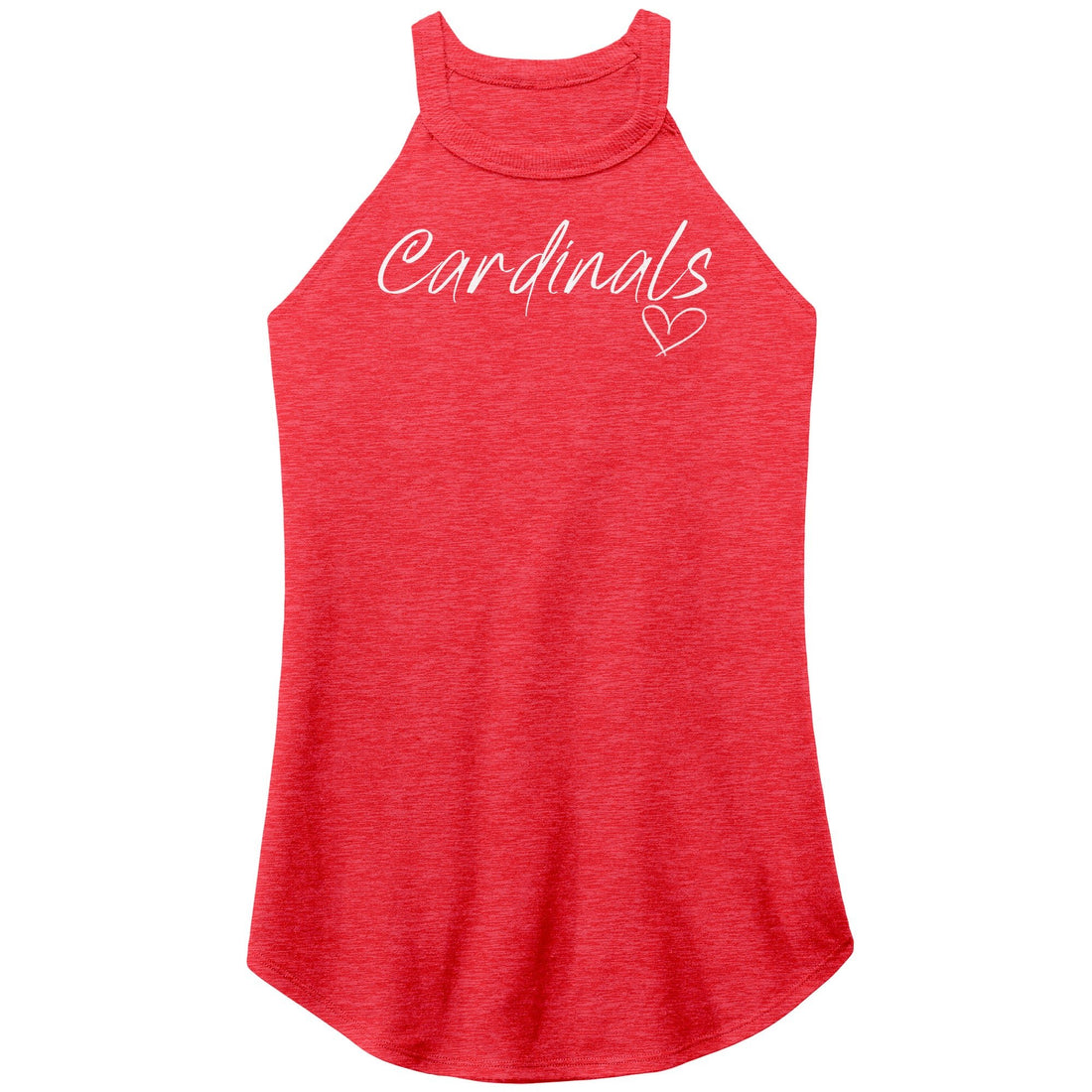 Cardinal Love Rocker Tank - Apparel - Positively Sassy - Cardinal Love Rocker Tank