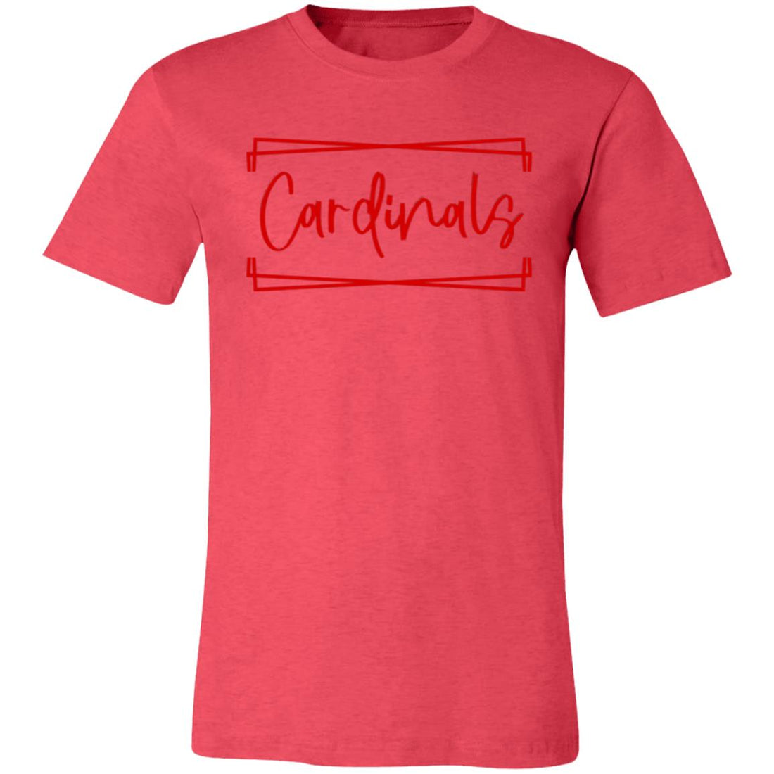 Cardinals Box T-Shirt - T-Shirts - Positively Sassy - Cardinals Box T-Shirt