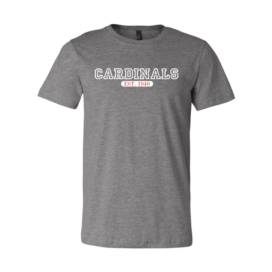 Cardinals Est. Short Sleeve Jersey Tee - T - Shirts - Positively Sassy - Cardinals Est. Short Sleeve Jersey Tee