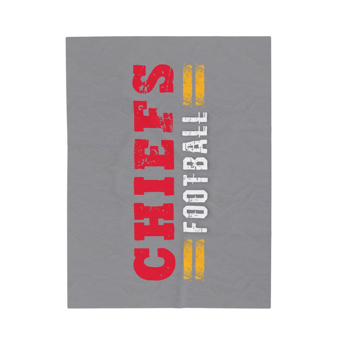Chiefs Football Velveteen Plush Blanket - All Over Prints - Positively Sassy - Chiefs Football Velveteen Plush Blanket