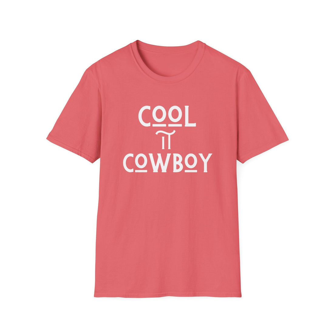 Cool It Cowboy Unisex Softstyle T-Shirt - Casual Summer Vibe Tee - T-Shirt - Positively Sassy - Cool It Cowboy Unisex Softstyle T-Shirt - Casual Summer Vibe Tee