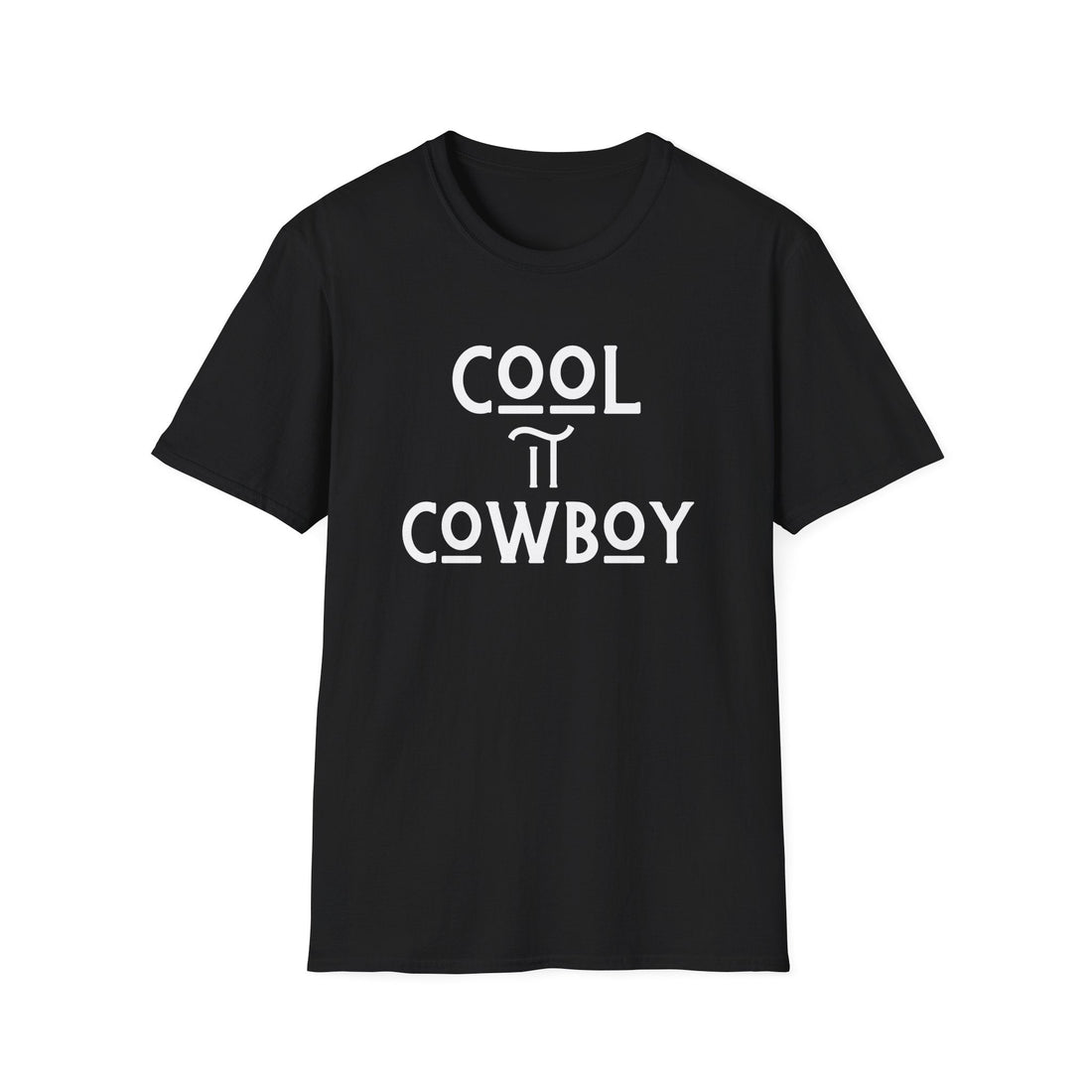 Cool It Cowboy Unisex Softstyle T-Shirt - Casual Summer Vibe Tee - T-Shirt - Positively Sassy - Cool It Cowboy Unisex Softstyle T-Shirt - Casual Summer Vibe Tee