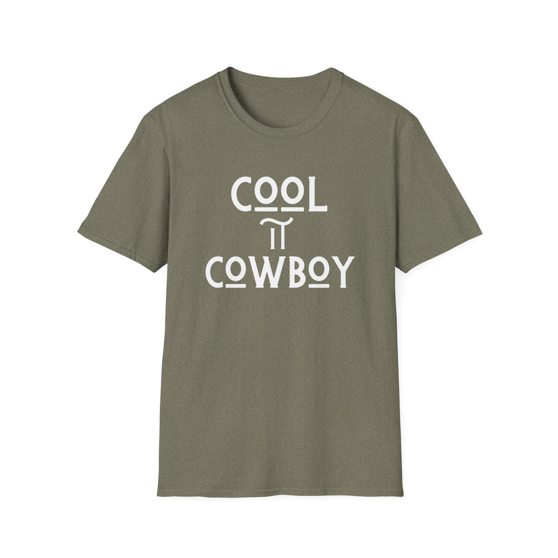 Cool It Cowboy Unisex Softstyle T-Shirt - Casual Summer Vibe Tee - T-Shirt - Positively Sassy - Cool It Cowboy Unisex Softstyle T-Shirt - Casual Summer Vibe Tee