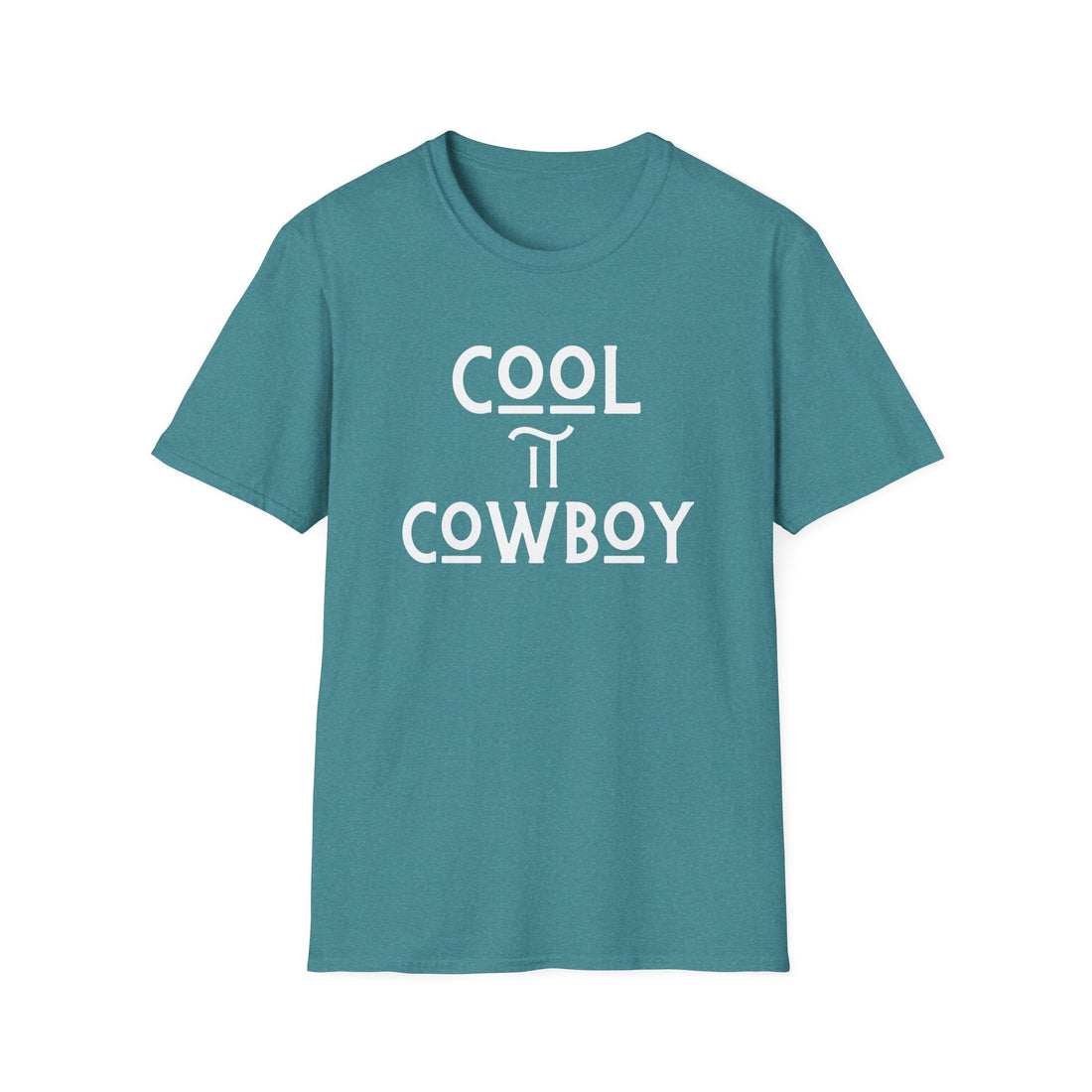 Cool It Cowboy Unisex Softstyle T-Shirt - Casual Summer Vibe Tee - T-Shirt - Positively Sassy - Cool It Cowboy Unisex Softstyle T-Shirt - Casual Summer Vibe Tee