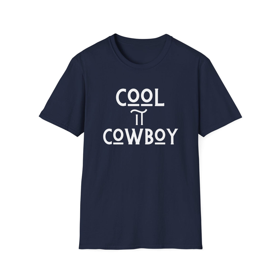Cool It Cowboy Unisex Softstyle T-Shirt - Casual Summer Vibe Tee - T-Shirt - Positively Sassy - Cool It Cowboy Unisex Softstyle T-Shirt - Casual Summer Vibe Tee