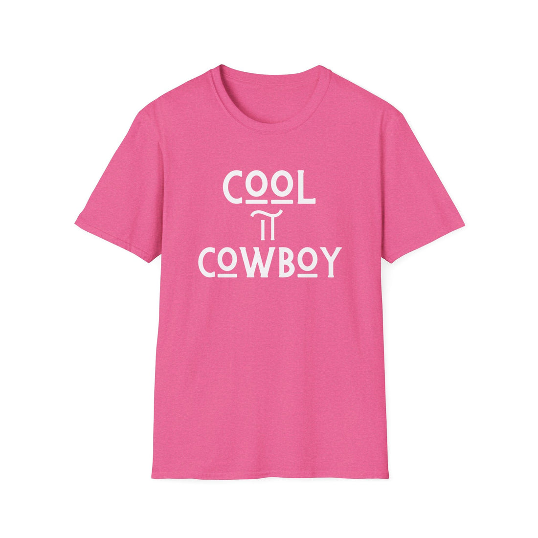 Cool It Cowboy Unisex Softstyle T-Shirt - Casual Summer Vibe Tee - T-Shirt - Positively Sassy - Cool It Cowboy Unisex Softstyle T-Shirt - Casual Summer Vibe Tee