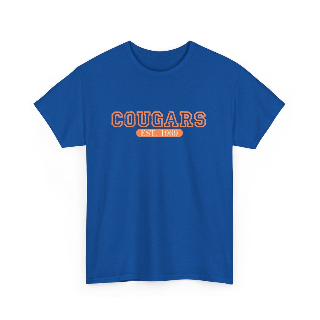 Cougars 1969 (OB 9) Gildan 5000 Unisex Heavy Cotton Tee - T-Shirt - Positively Sassy - Cougars 1969 (OB 9) Gildan 5000 Unisex Heavy Cotton Tee