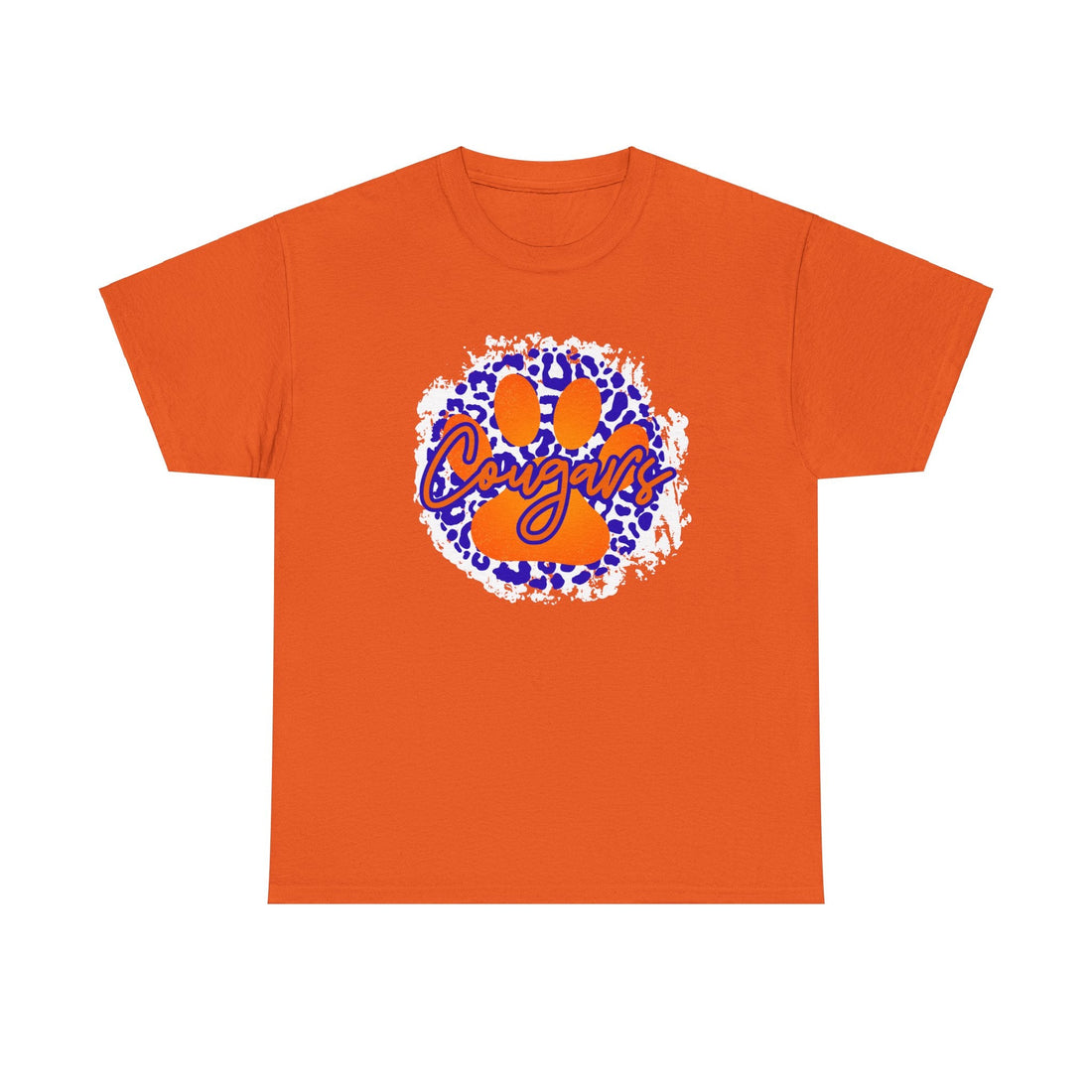 Cougars Paw (OB 3/4) Gildan 5000 Unisex Heavy Cotton Tee - T-Shirt - Positively Sassy - Cougars Paw (OB 3/4) Gildan 5000 Unisex Heavy Cotton Tee