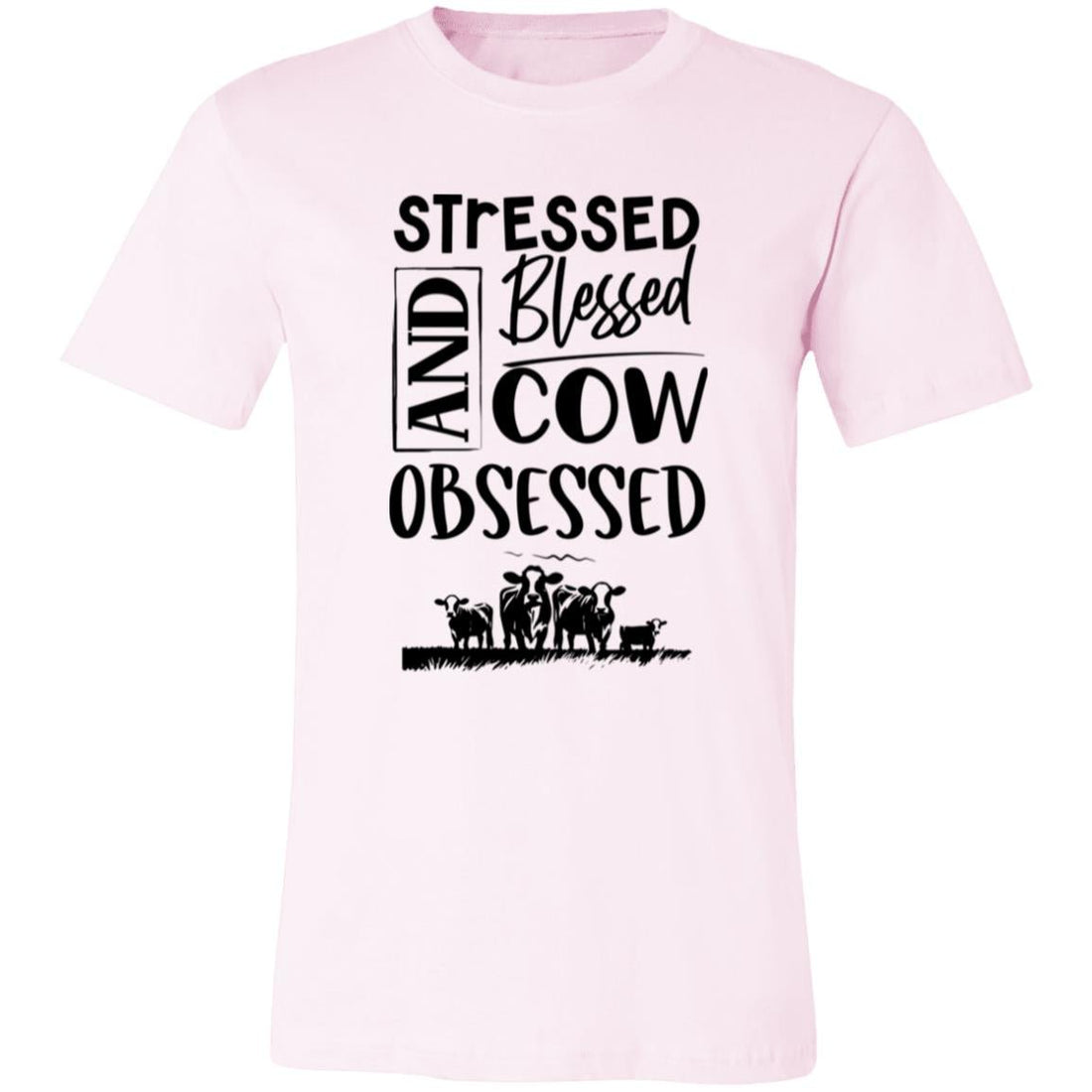 Cow Obsessed Short - Sleeve T-Shirt - T-Shirts - Positively Sassy - Cow Obsessed Short - Sleeve T-Shirt