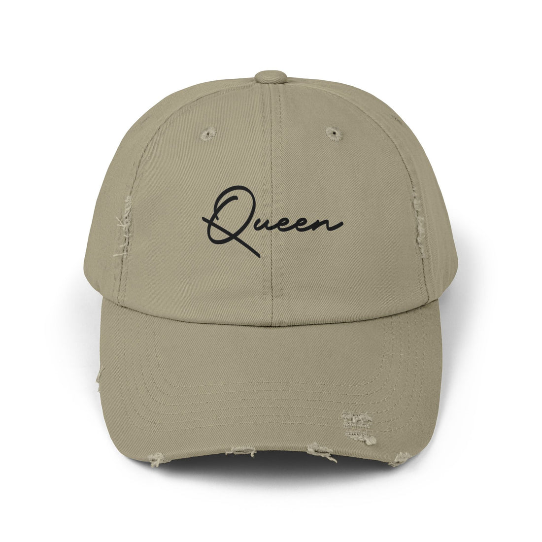 Distressed Queen Cap (DTF Print) - Stylish Unisex Baseball Hat - Hats - Positively Sassy - Distressed Queen Cap (DTF Print) - Stylish Unisex Baseball Hat