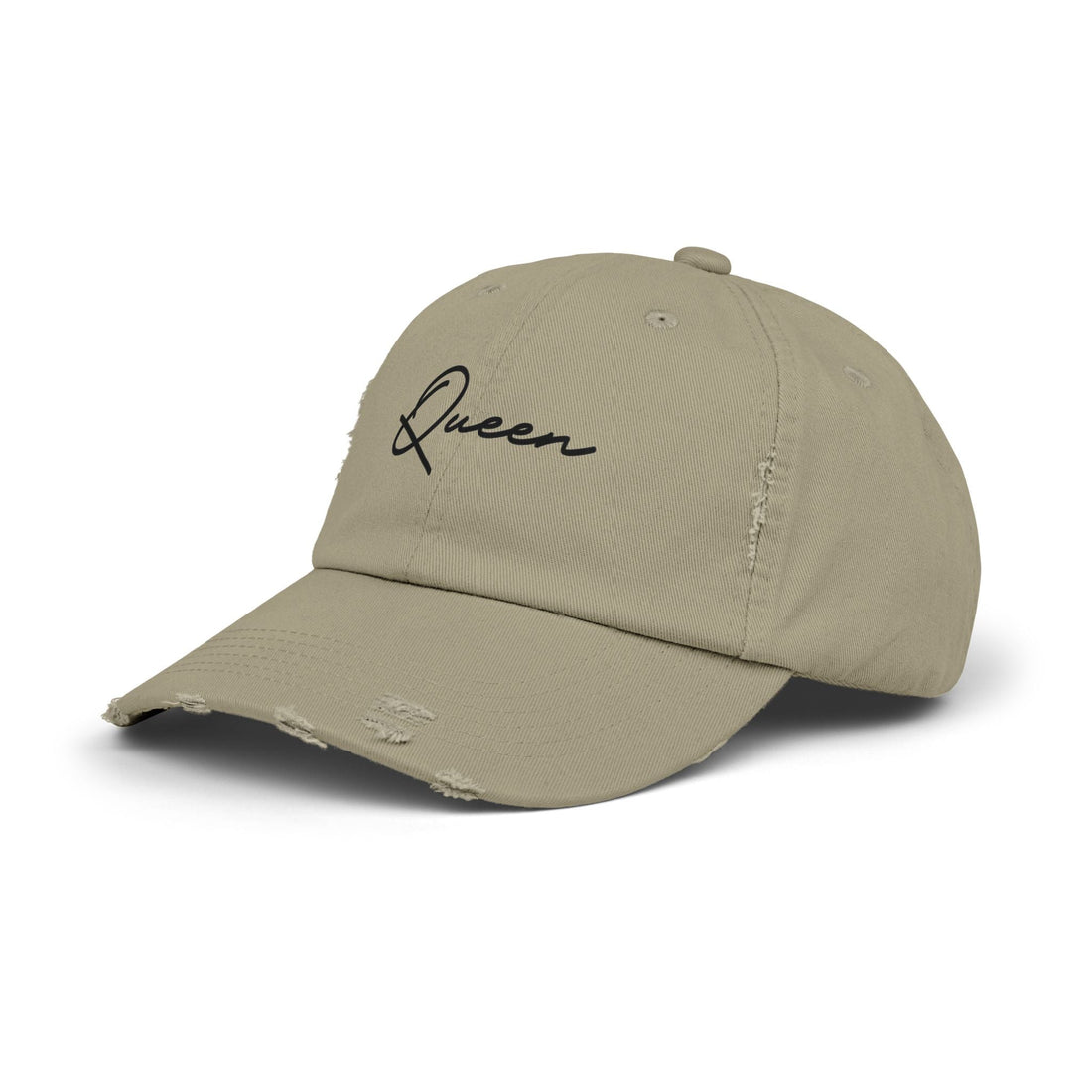 Distressed Queen Cap (DTF Print) - Stylish Unisex Baseball Hat - Hats - Positively Sassy - Distressed Queen Cap (DTF Print) - Stylish Unisex Baseball Hat