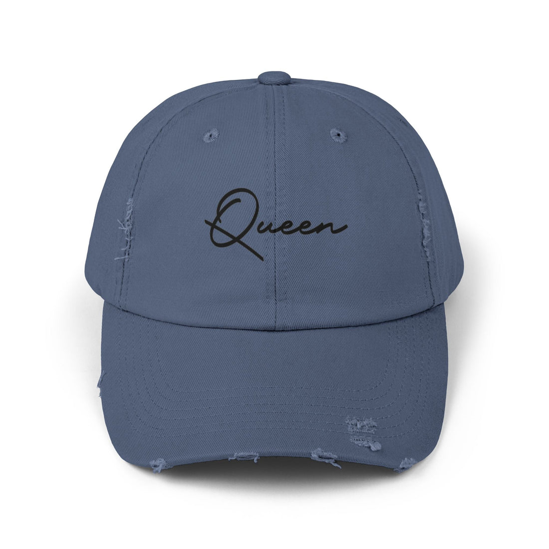 Distressed Queen Cap (DTF Print) - Stylish Unisex Baseball Hat - Hats - Positively Sassy - Distressed Queen Cap (DTF Print) - Stylish Unisex Baseball Hat