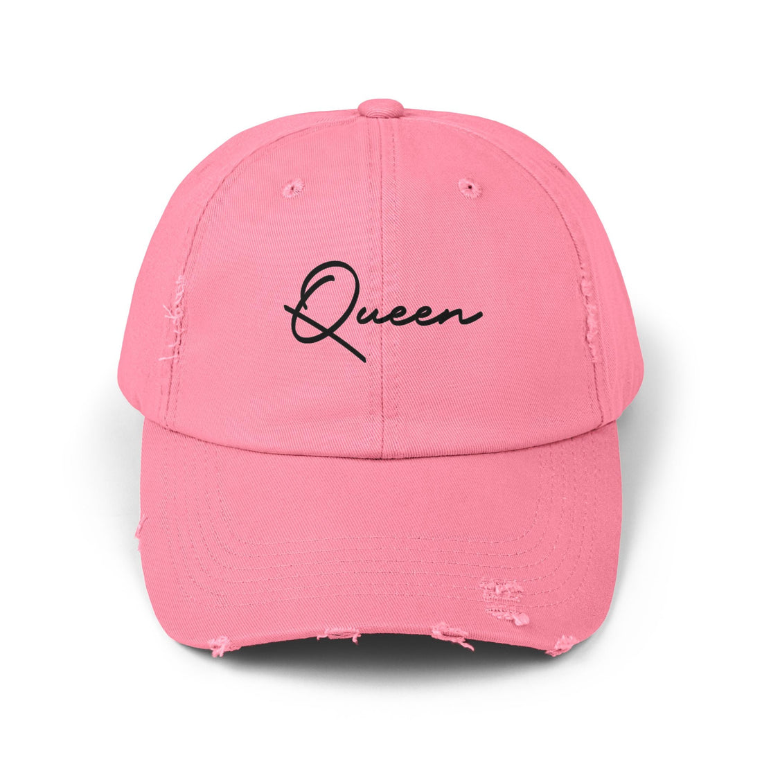 Distressed Queen Cap (DTF Print) - Stylish Unisex Baseball Hat - Hats - Positively Sassy - Distressed Queen Cap (DTF Print) - Stylish Unisex Baseball Hat