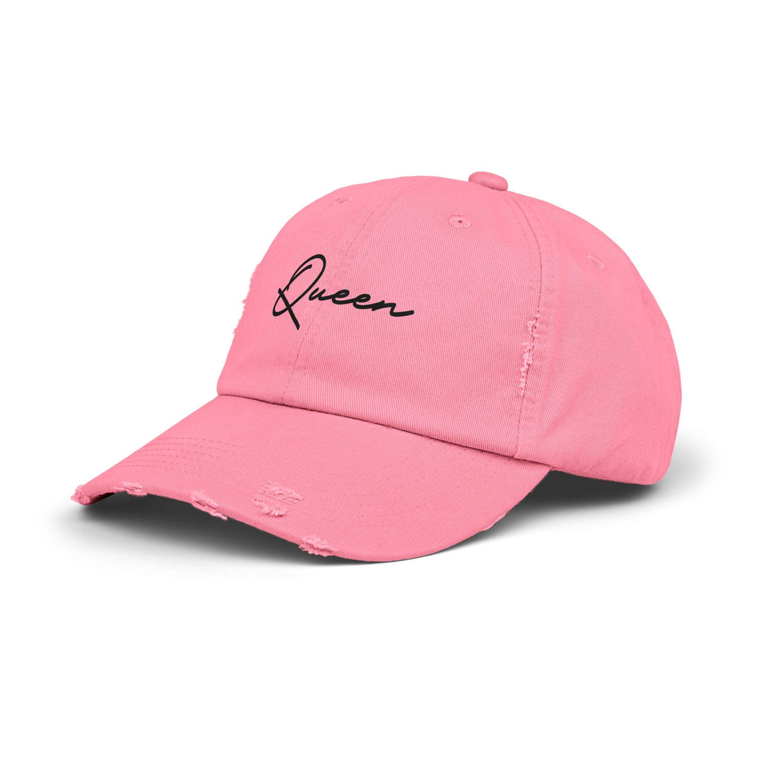 Distressed Queen Cap (DTF Print) - Stylish Unisex Baseball Hat - Hats - Positively Sassy - Distressed Queen Cap (DTF Print) - Stylish Unisex Baseball Hat