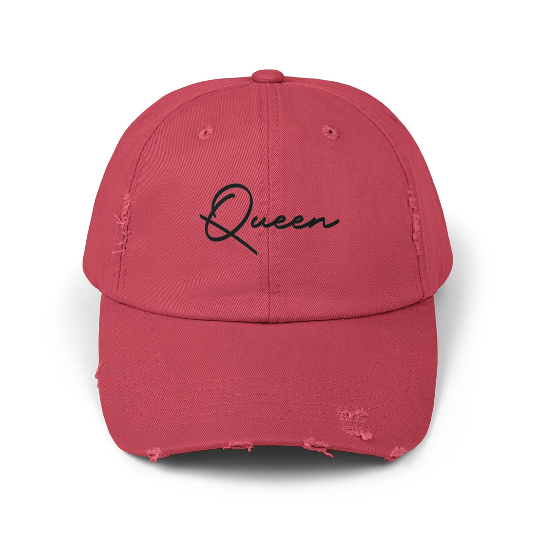 Distressed Queen Cap (DTF Print) - Stylish Unisex Baseball Hat - Hats - Positively Sassy - Distressed Queen Cap (DTF Print) - Stylish Unisex Baseball Hat