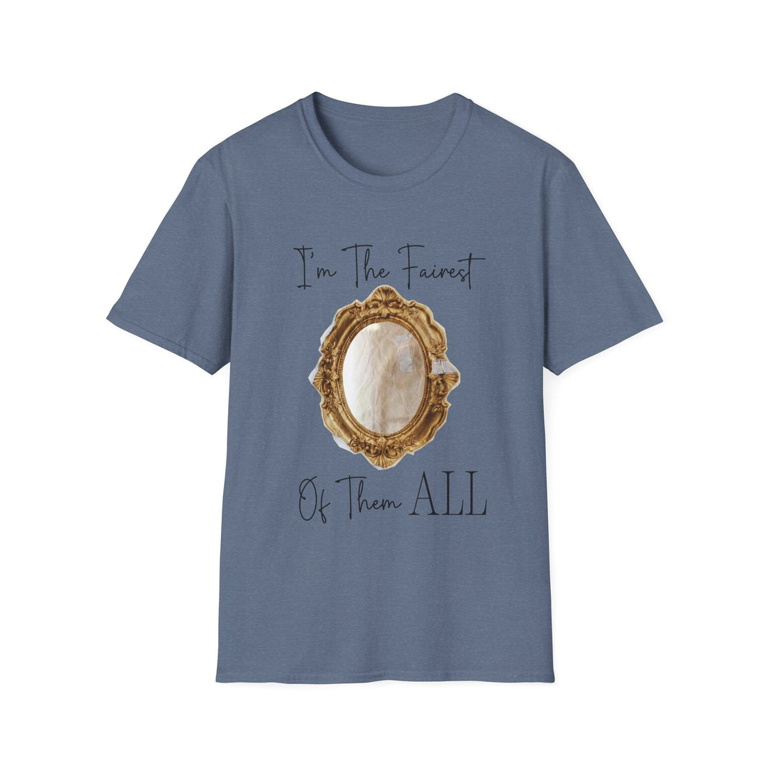 Enchanted Mirror T-Shirt, Fun Gift for Friends, Fairy Tale Style Tee, Perfect for Birthdays or Disney Lovers, Casual Everyday Wear - T-Shirt - Positively Sassy - Enchanted Mirror T-Shirt, Fun Gift for Friends, Fairy Tale Style Tee, Perfect for Birthdays or Disney Lovers, Casual Everyday Wear