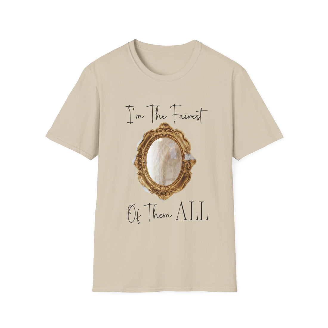 Enchanted Mirror T-Shirt, Fun Gift for Friends, Fairy Tale Style Tee, Perfect for Birthdays or Disney Lovers, Casual Everyday Wear - T-Shirt - Positively Sassy - Enchanted Mirror T-Shirt, Fun Gift for Friends, Fairy Tale Style Tee, Perfect for Birthdays or Disney Lovers, Casual Everyday Wear
