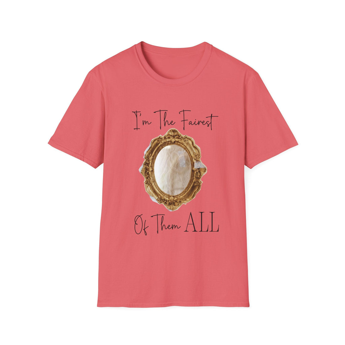 Enchanted Mirror T-Shirt, Fun Gift for Friends, Fairy Tale Style Tee, Perfect for Birthdays or Disney Lovers, Casual Everyday Wear - T-Shirt - Positively Sassy - Enchanted Mirror T-Shirt, Fun Gift for Friends, Fairy Tale Style Tee, Perfect for Birthdays or Disney Lovers, Casual Everyday Wear