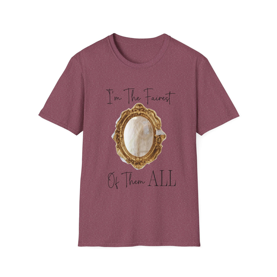 Enchanted Mirror T-Shirt, Fun Gift for Friends, Fairy Tale Style Tee, Perfect for Birthdays or Disney Lovers, Casual Everyday Wear - T-Shirt - Positively Sassy - Enchanted Mirror T-Shirt, Fun Gift for Friends, Fairy Tale Style Tee, Perfect for Birthdays or Disney Lovers, Casual Everyday Wear