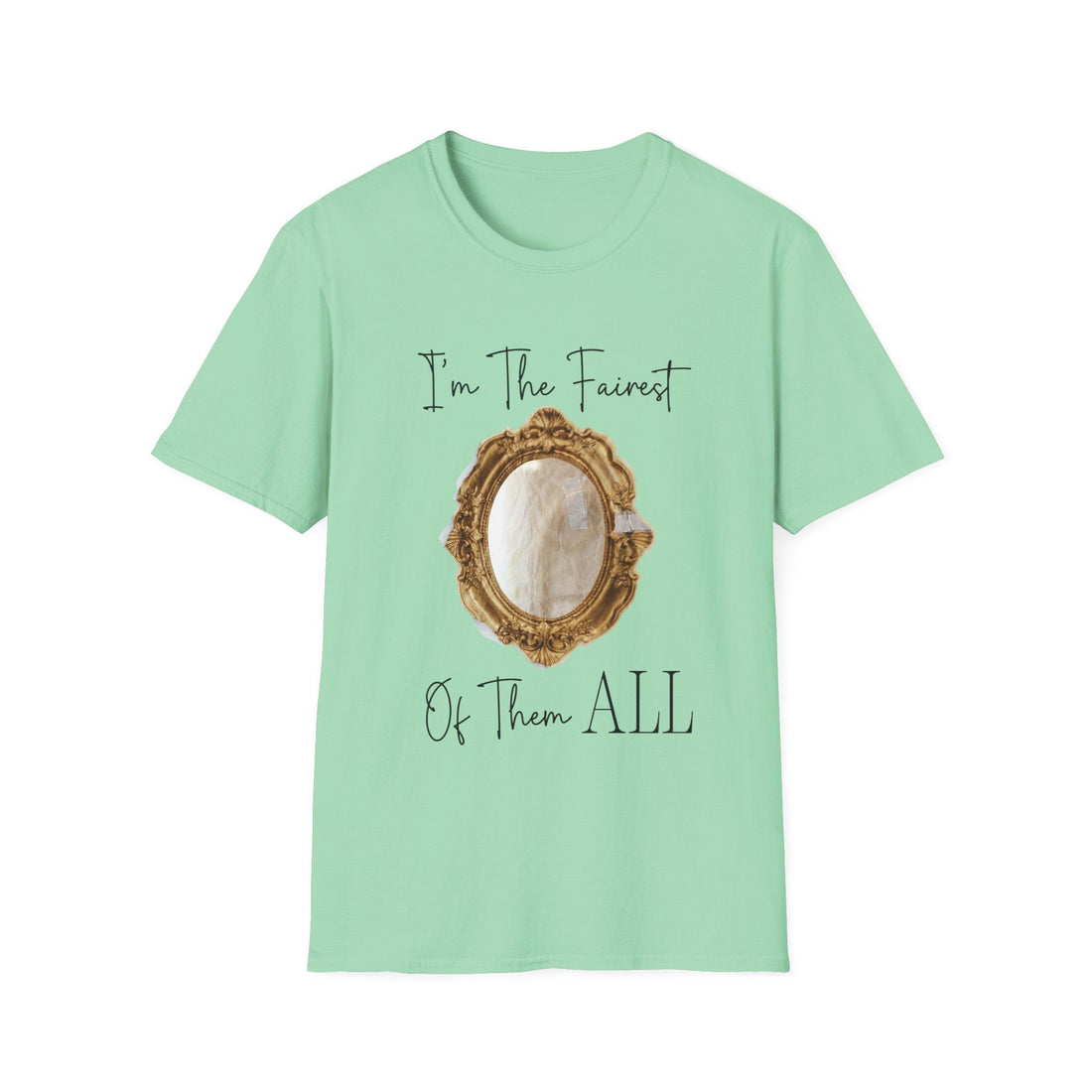 Enchanted Mirror T-Shirt, Fun Gift for Friends, Fairy Tale Style Tee, Perfect for Birthdays or Disney Lovers, Casual Everyday Wear - T-Shirt - Positively Sassy - Enchanted Mirror T-Shirt, Fun Gift for Friends, Fairy Tale Style Tee, Perfect for Birthdays or Disney Lovers, Casual Everyday Wear