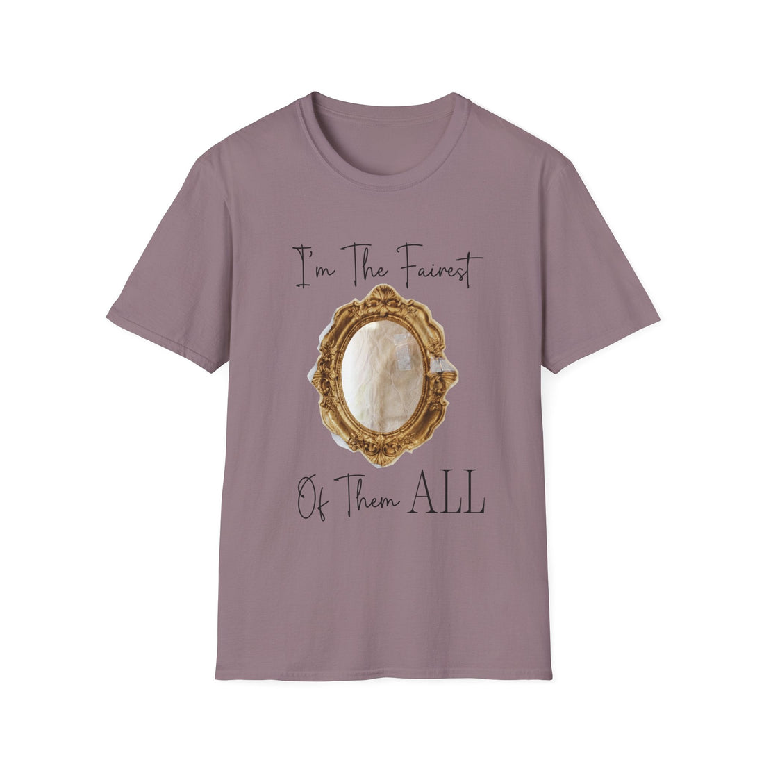 Enchanted Mirror T-Shirt, Fun Gift for Friends, Fairy Tale Style Tee, Perfect for Birthdays or Disney Lovers, Casual Everyday Wear - T-Shirt - Positively Sassy - Enchanted Mirror T-Shirt, Fun Gift for Friends, Fairy Tale Style Tee, Perfect for Birthdays or Disney Lovers, Casual Everyday Wear