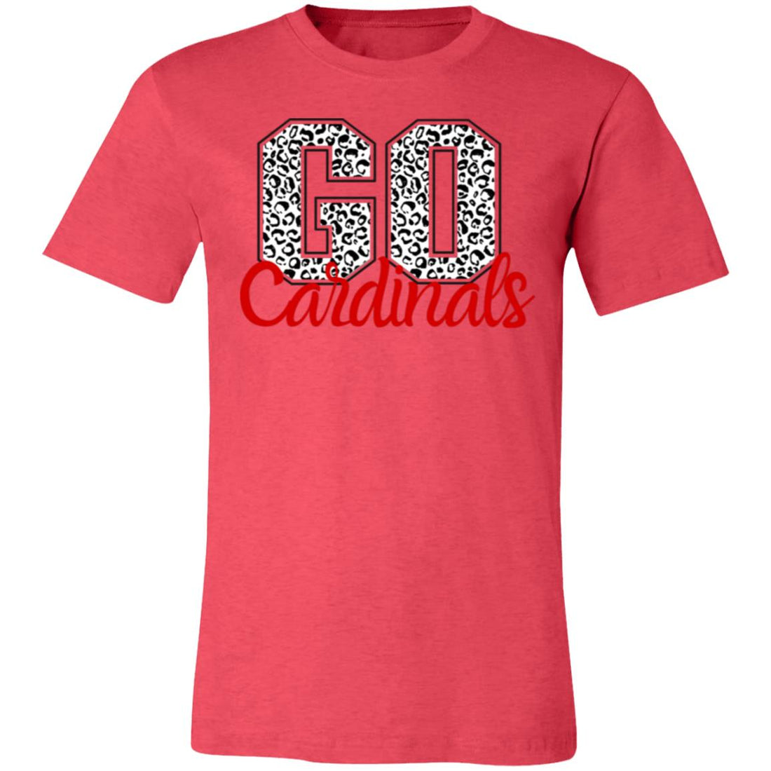 Go Cardinals Print T-Shirt - T-Shirts - Positively Sassy - Go Cardinals Print T-Shirt
