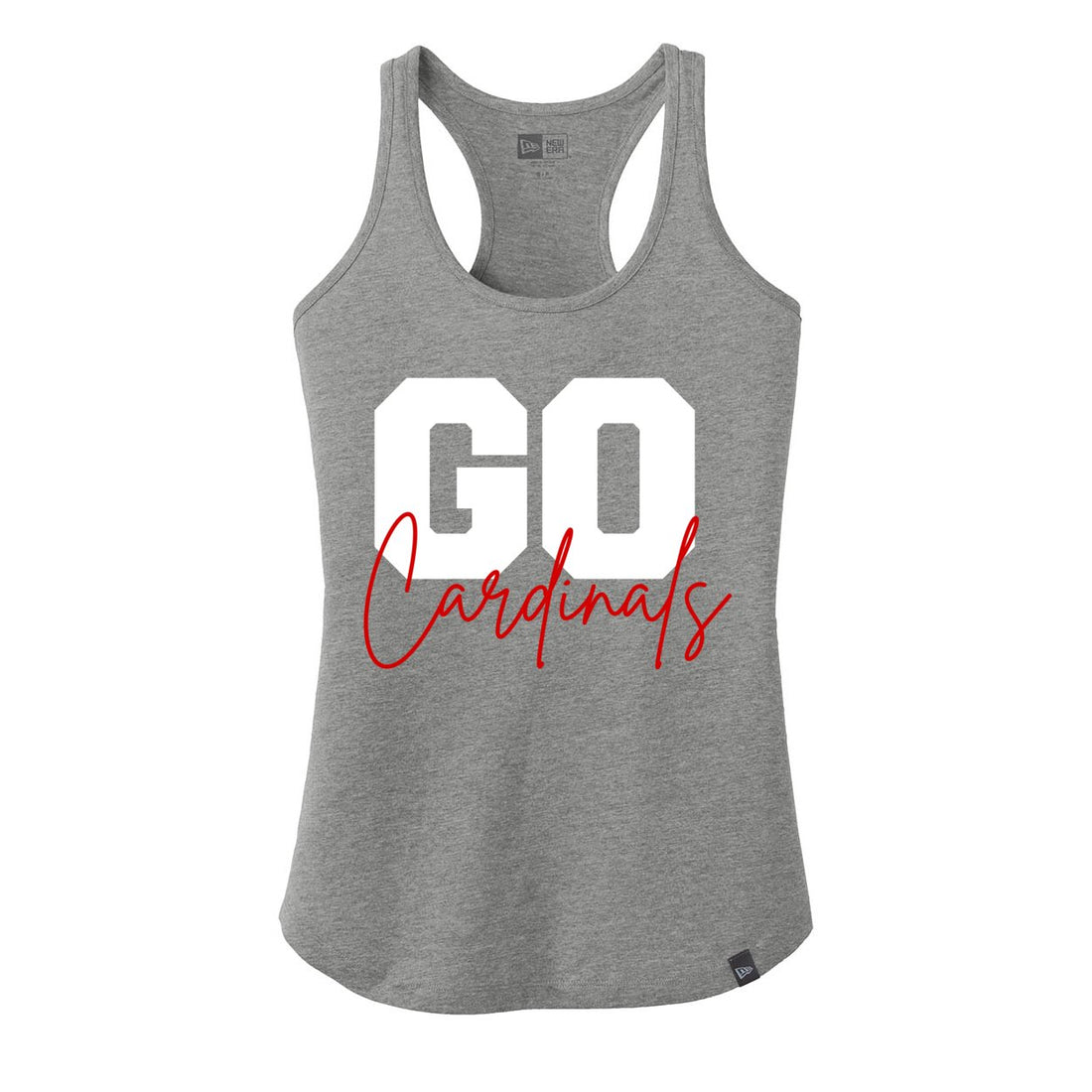Go Cardinals Racerback Tank - Tank Tops - Positively Sassy - Go Cardinals Racerback Tank