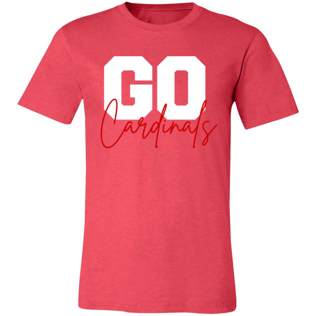 Go Cardinals T-Shirt - T-Shirts - Positively Sassy - Go Cardinals T-Shirt