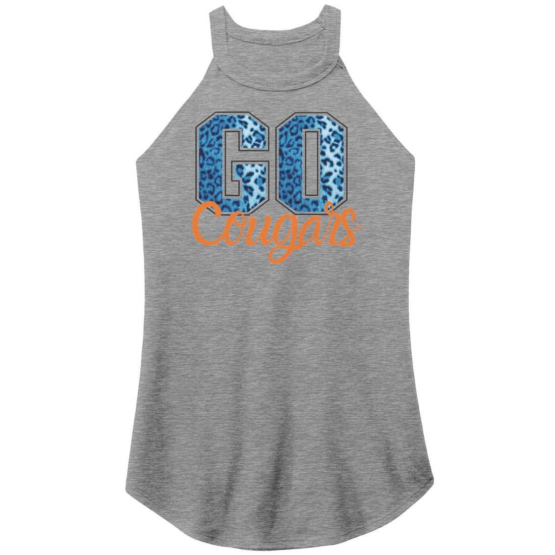 Go Cougars Print Rocker Tank - Apparel - Positively Sassy - Go Cougars Print Rocker Tank