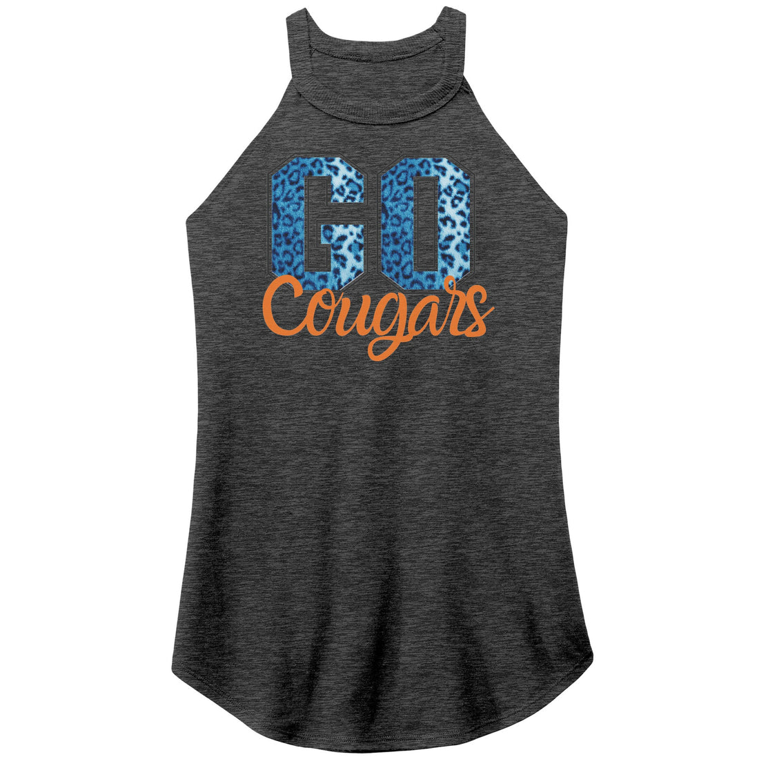 Go Cougars Print Rocker Tank - Apparel - Positively Sassy - Go Cougars Print Rocker Tank