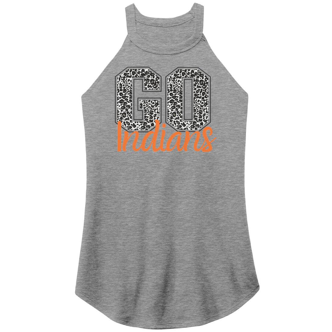 Go Indians Print Rocker Tank - Apparel - Positively Sassy - Go Indians Print Rocker Tank