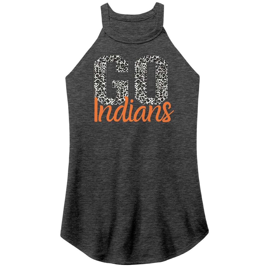 Go Indians Print Rocker Tank - Apparel - Positively Sassy - Go Indians Print Rocker Tank