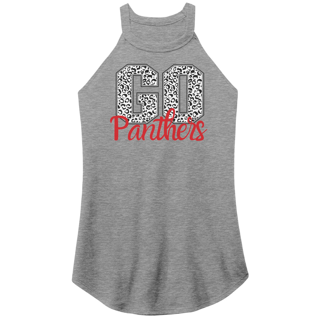 Go Panthers Print Rocker Tank - Apparel - Positively Sassy - Go Panthers Print Rocker Tank