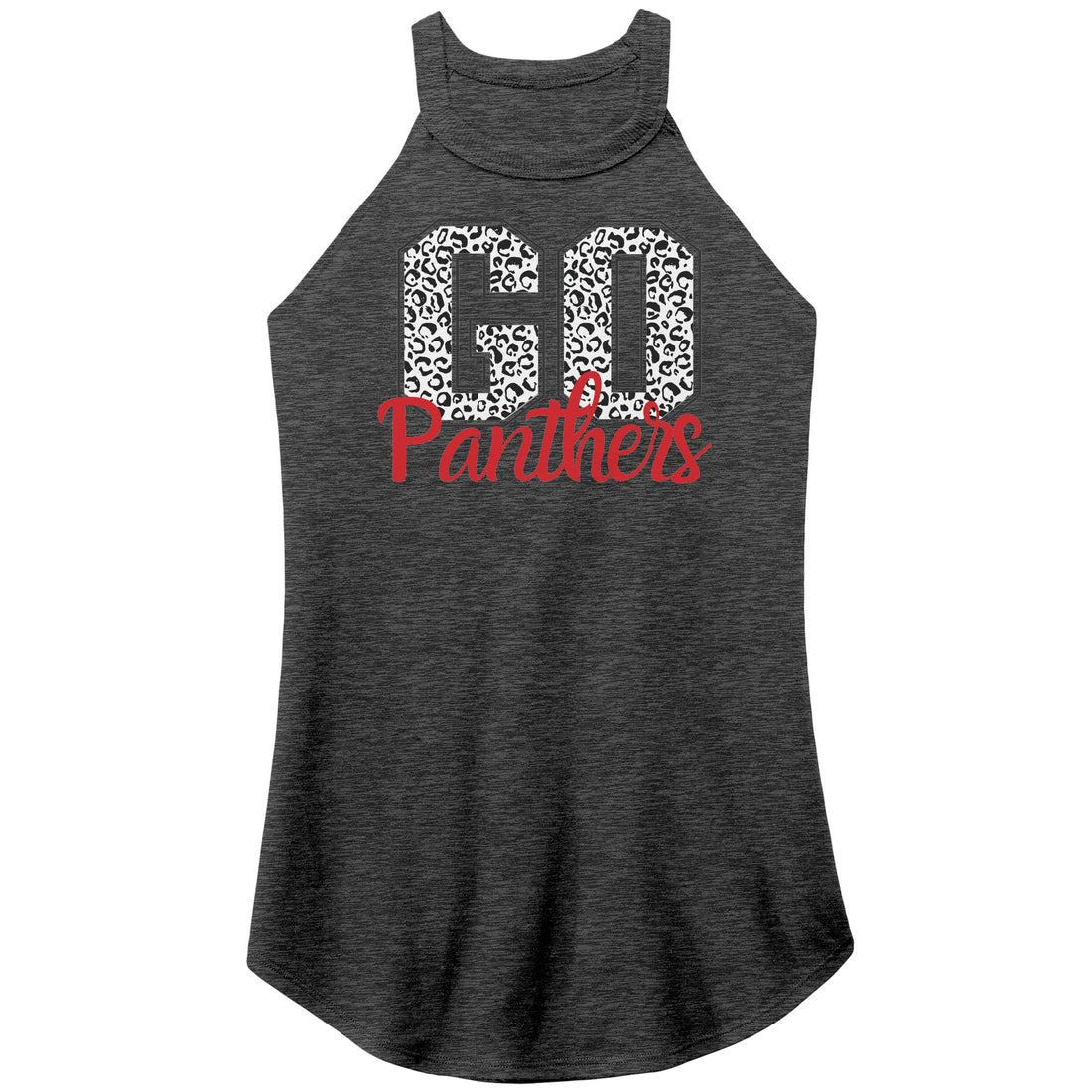 Go Panthers Print Rocker Tank - Apparel - Positively Sassy - Go Panthers Print Rocker Tank