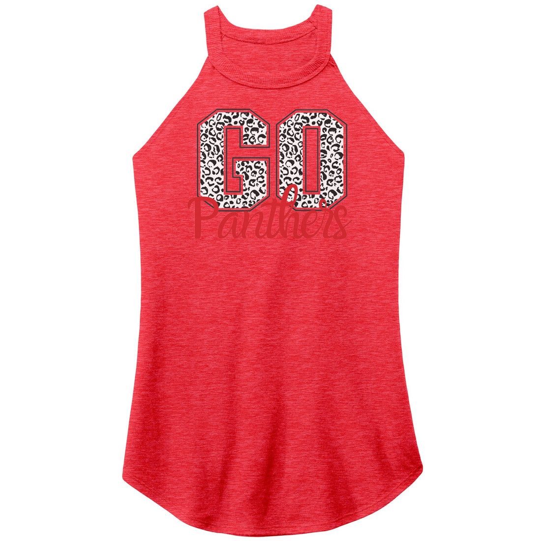 Go Panthers Print Rocker Tank - Apparel - Positively Sassy - Go Panthers Print Rocker Tank