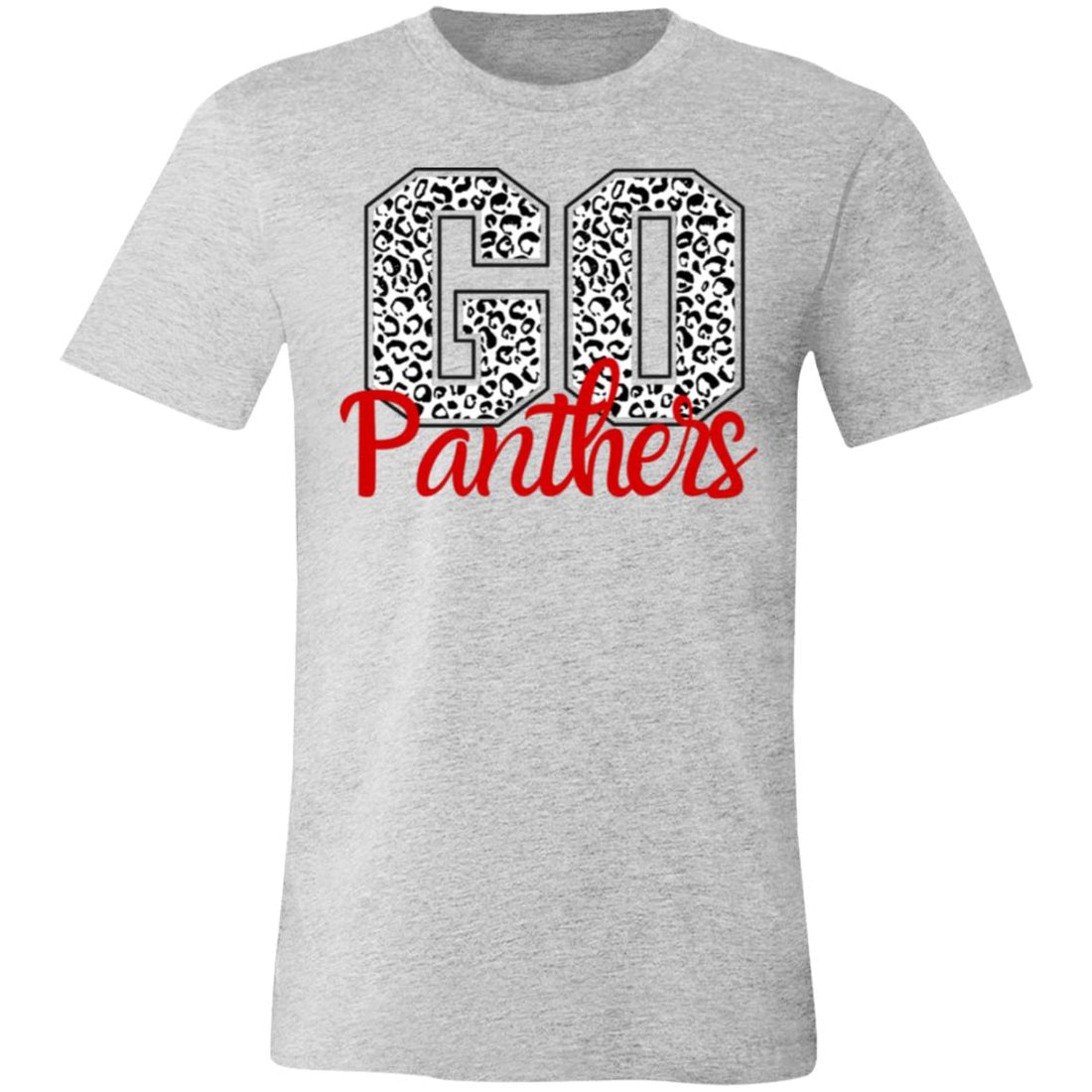 Go Panthers Print T-Shirt - T-Shirts - Positively Sassy - Go Panthers Print T-Shirt