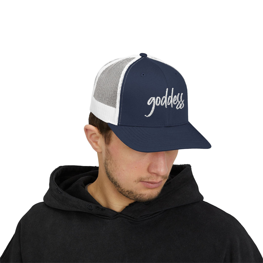 Goddess Snapback Trucker Cap (Embr) - Trendy Headwear for Fun in the Sun - Hats - Positively Sassy - Goddess Snapback Trucker Cap (Embr) - Trendy Headwear for Fun in the Sun