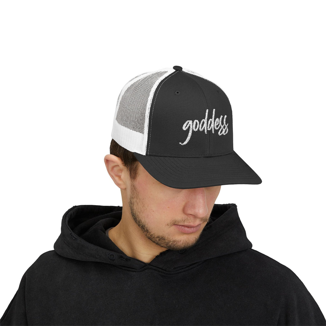 Goddess Snapback Trucker Cap (Embr) - Trendy Headwear for Fun in the Sun - Hats - Positively Sassy - Goddess Snapback Trucker Cap (Embr) - Trendy Headwear for Fun in the Sun