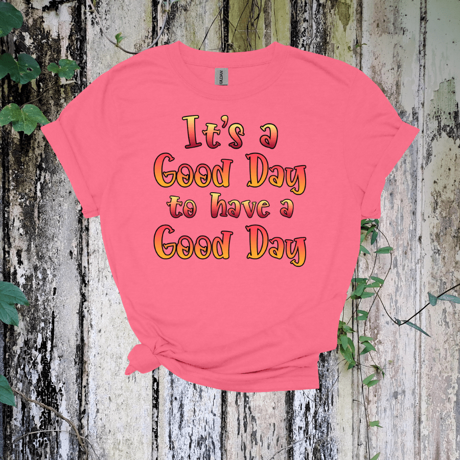 Good Day Unisex Softstyle T-Shirt - Positive Vibe Tee for Everyday Wear - T-Shirt - Positively Sassy - Good Day Unisex Softstyle T-Shirt - Positive Vibe Tee for Everyday Wear