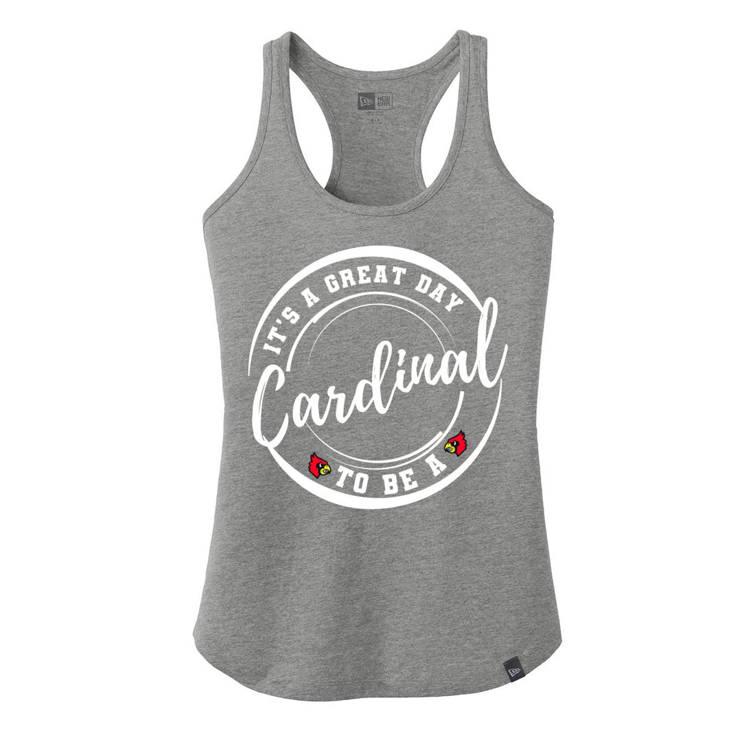 Great Day to be a Cardinal Racerback Tank - Tank Tops - Positively Sassy - Great Day to be a Cardinal Racerback Tank