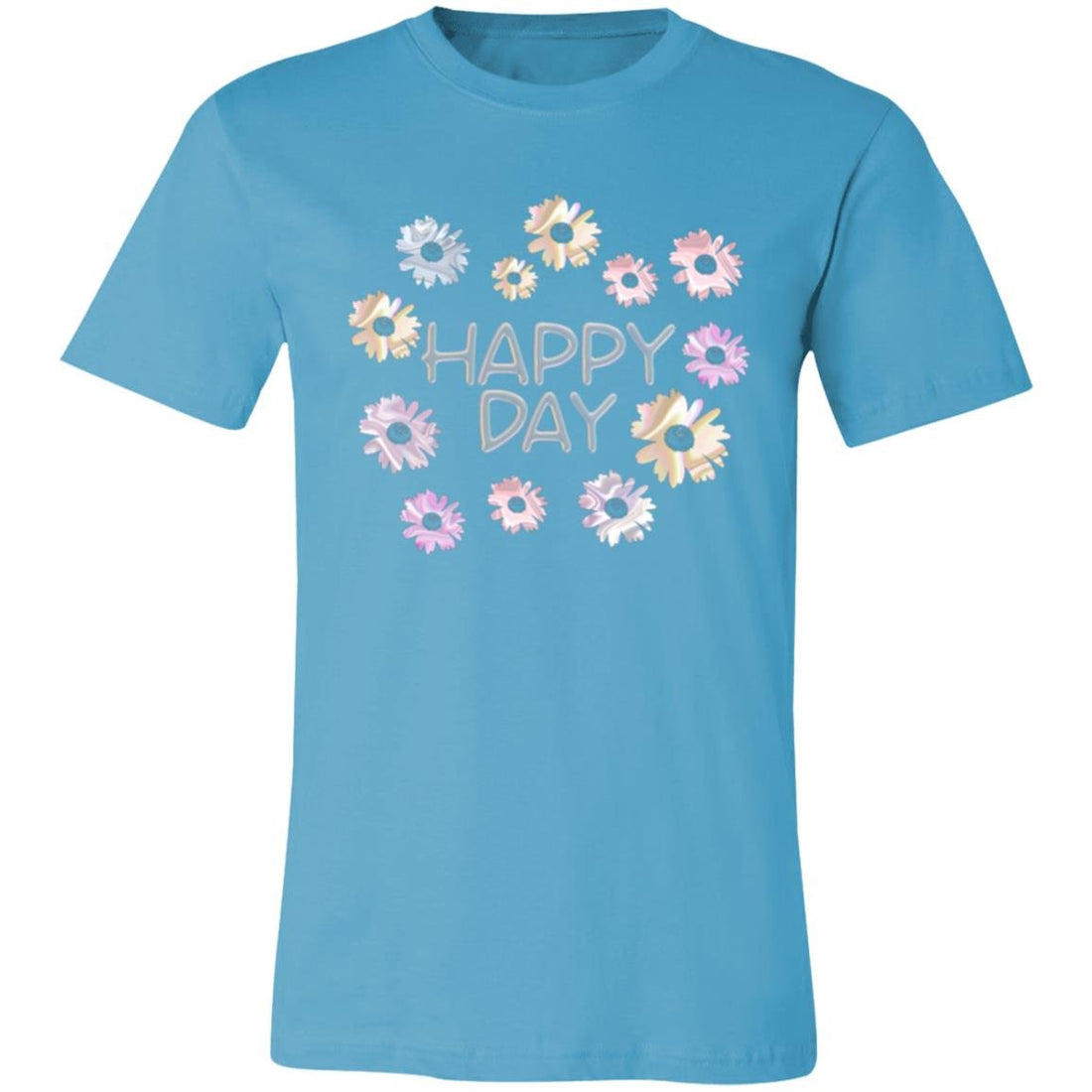 Happy Day Bella Short - Sleeve T-Shirt - T-Shirts - Positively Sassy - Happy Day Bella Short - Sleeve T-Shirt