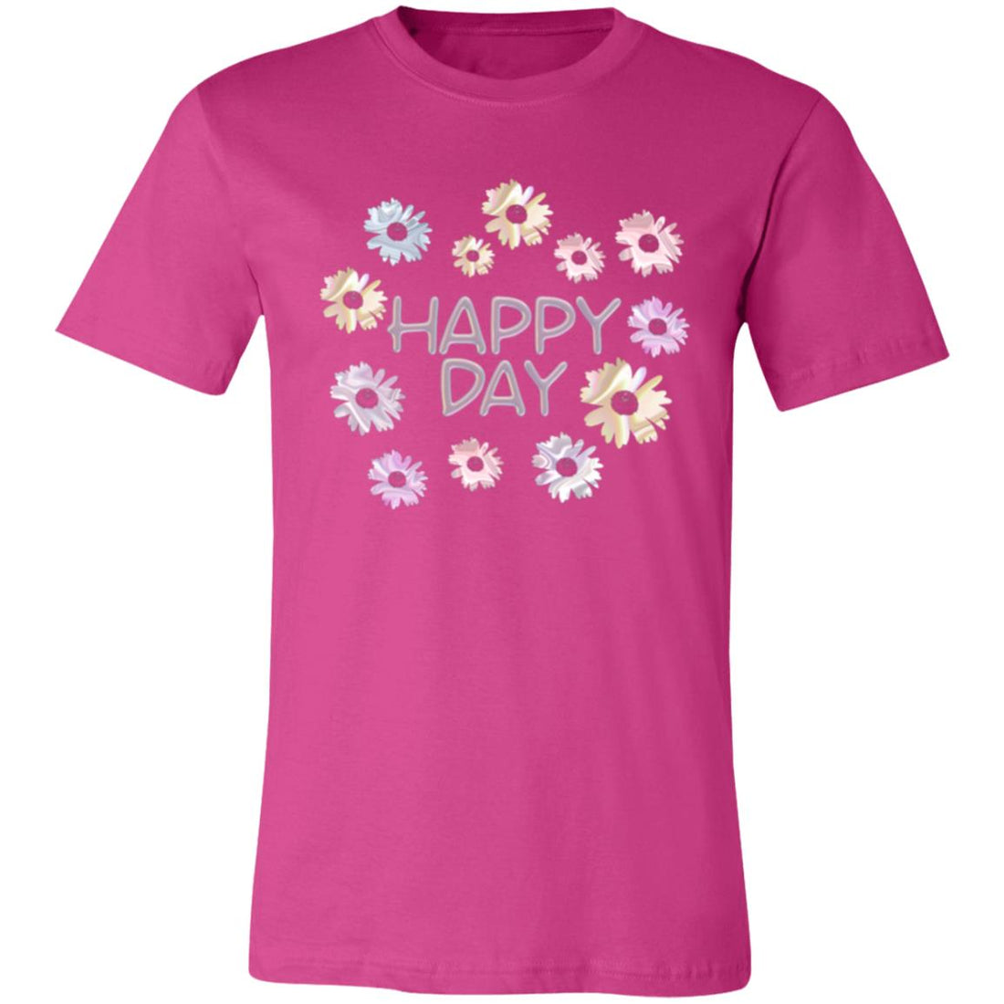 Happy Day Bella Short - Sleeve T-Shirt - T-Shirts - Positively Sassy - Happy Day Bella Short - Sleeve T-Shirt