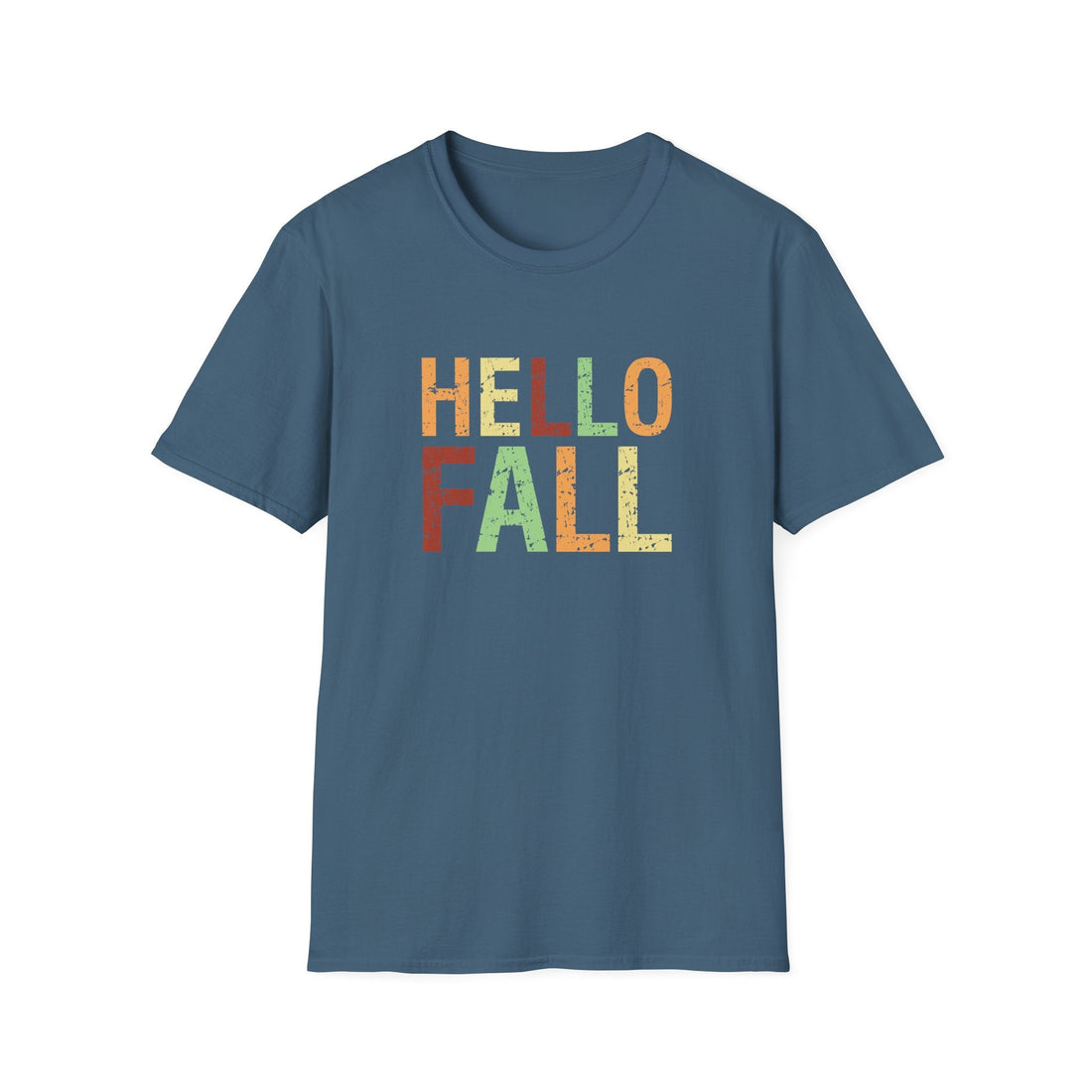 Hello Fall Unisex T-Shirt, Autumn Tee, Fall Fashion, Seasonal Shirt, Casual Wear, Thanksgiving Gift - T-Shirt - Positively Sassy - Hello Fall Unisex T-Shirt, Autumn Tee, Fall Fashion, Seasonal Shirt, Casual Wear, Thanksgiving Gift